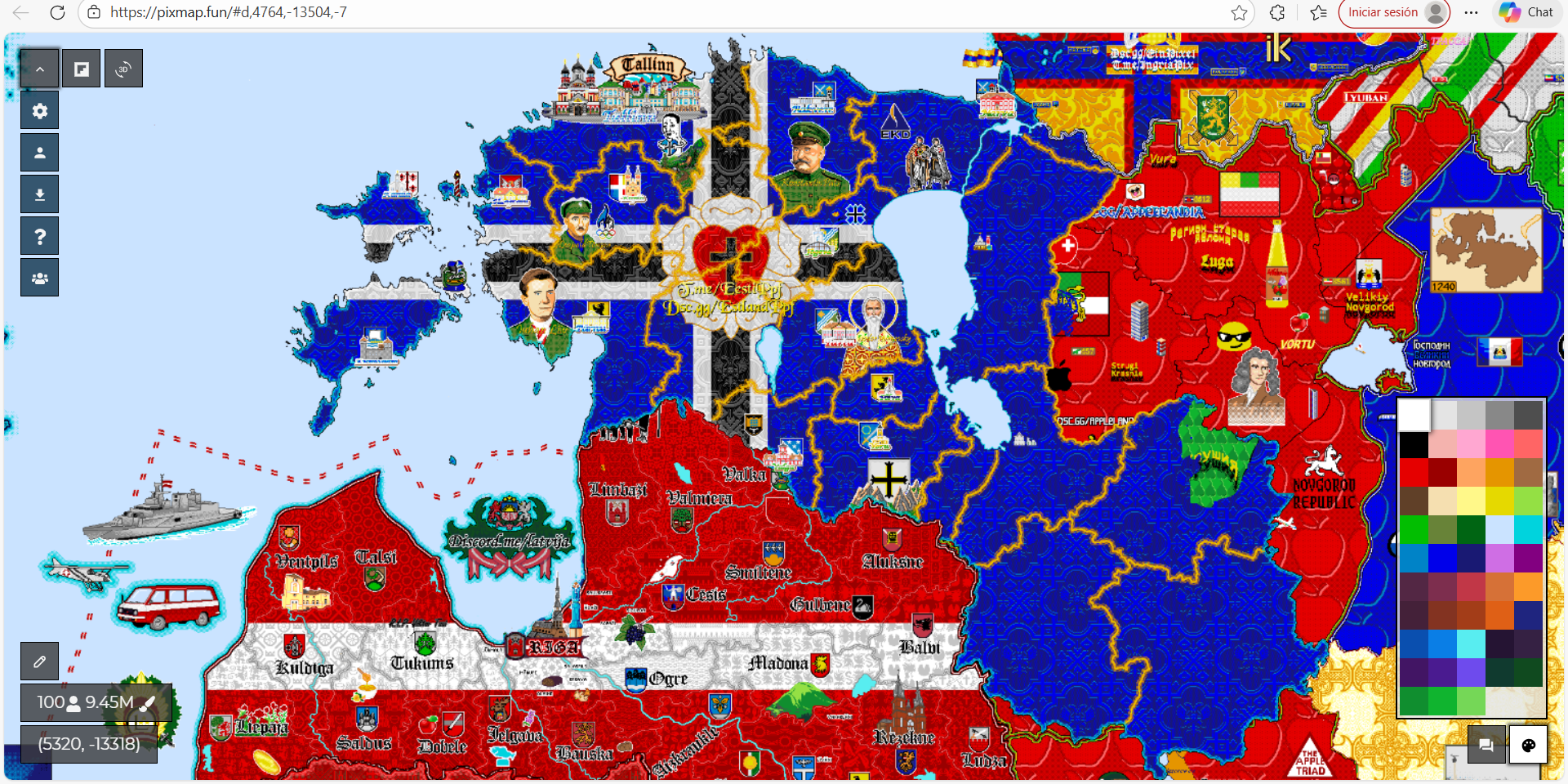 History of Estonia/Estland in Pixmap (2026)