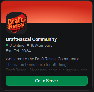 Post image from DraftRascal Experience
