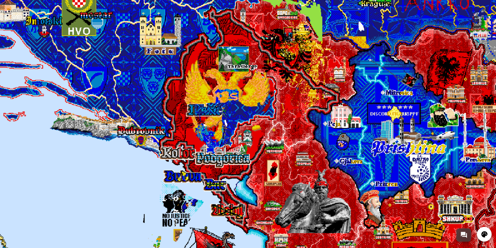 Kosovar-Croatian war over Montenegro's lands