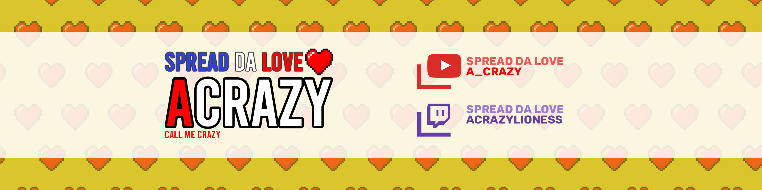 Spread the Love and Peace banner