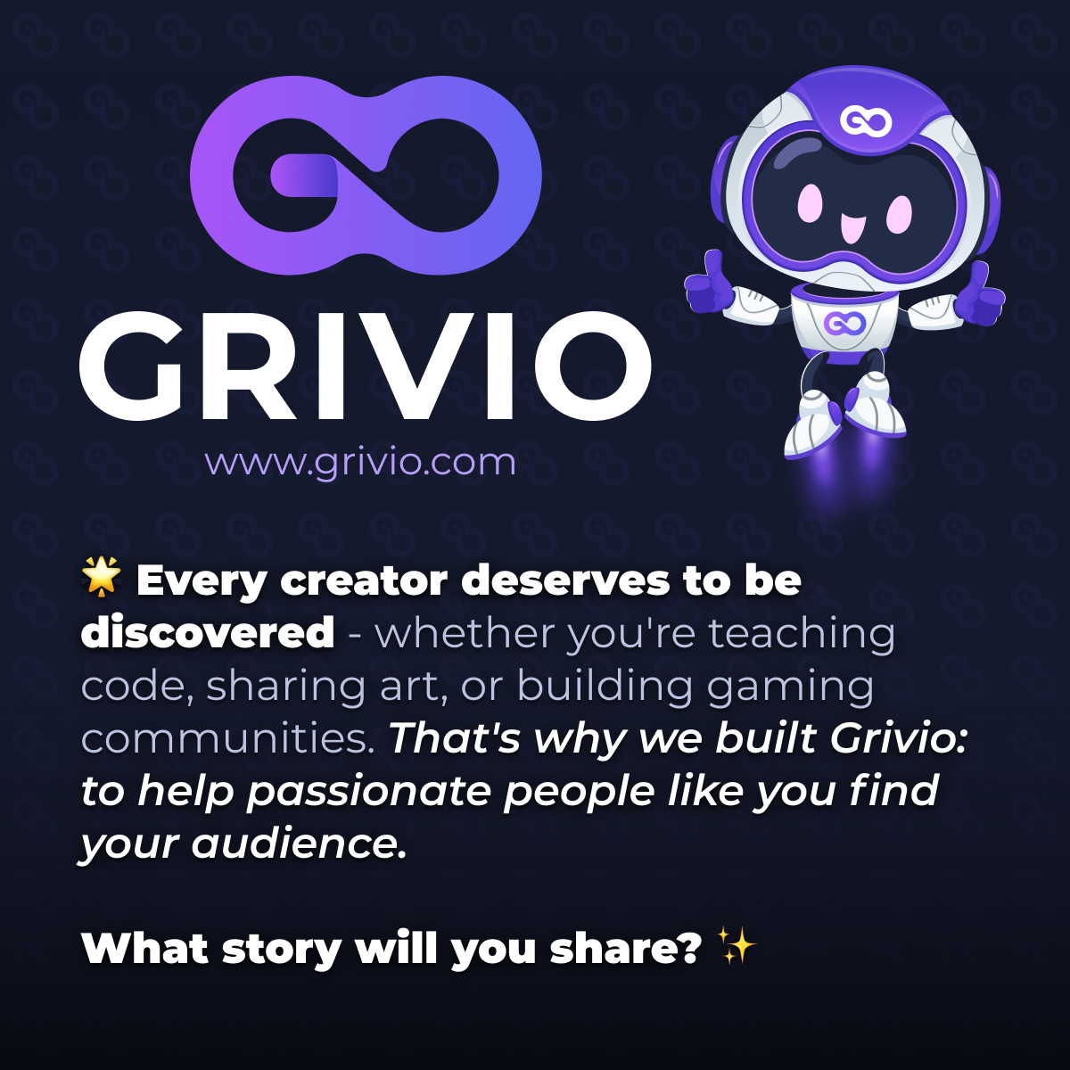 Post image from Grivio - Infinite Communities