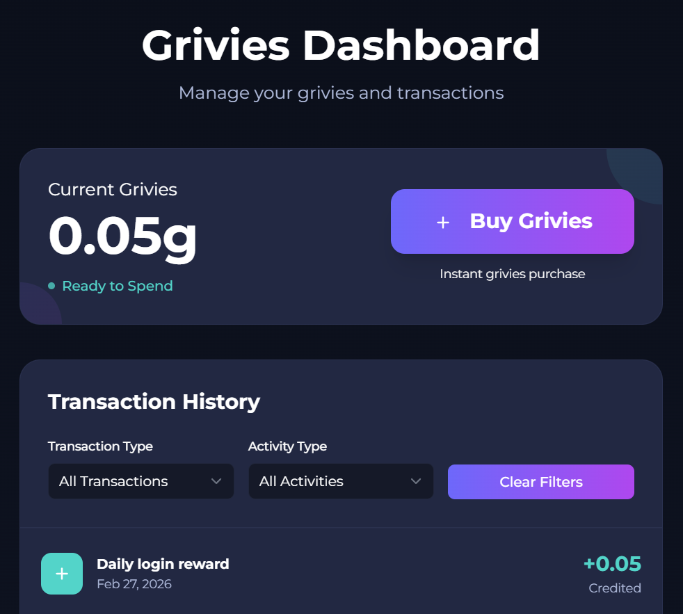 Post image from Grivio - Infinite Communities