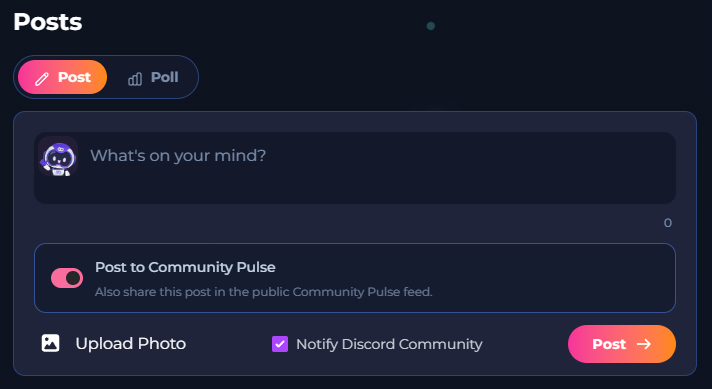 Post image from Grivio - Infinite Communities