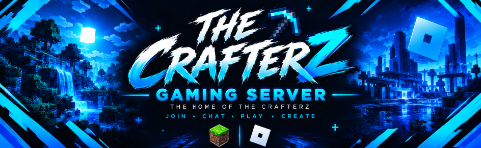 The Crafterz Gaming Community! banner