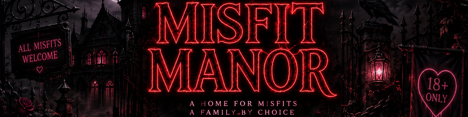 Misfit Manor banner