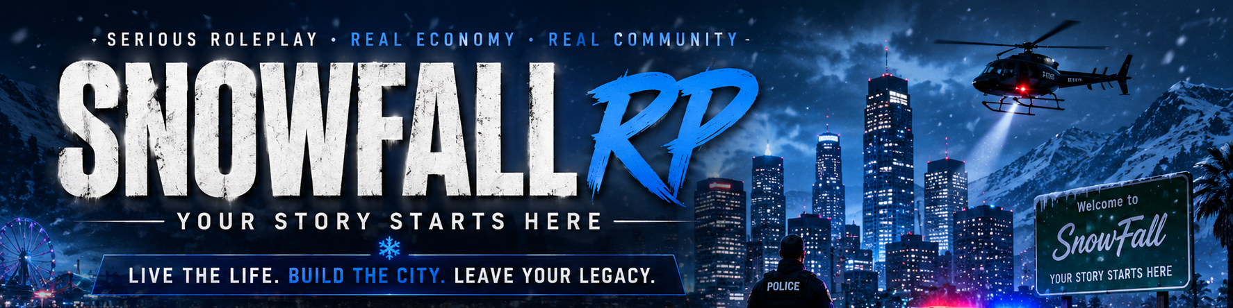 SNOWFALL RP banner