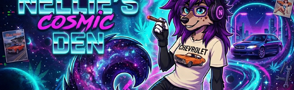 Nellie's Cosmic Den banner