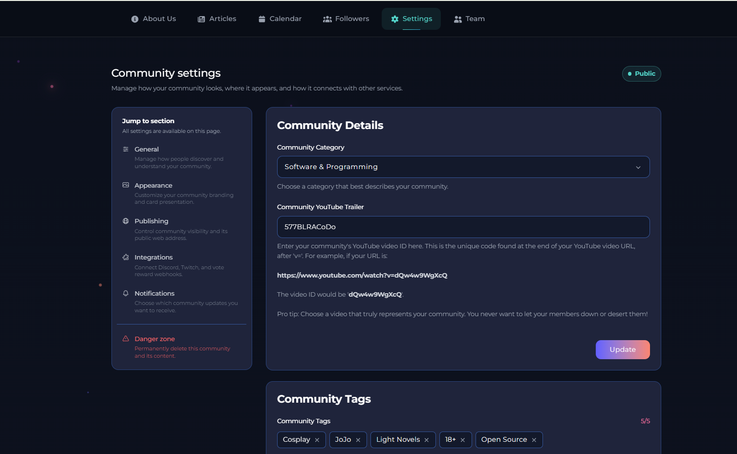 Post image from Grivio - Infinite Communities