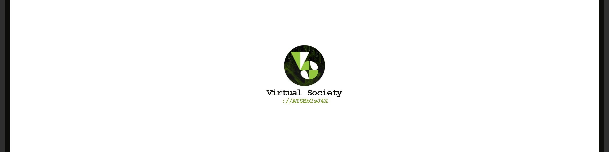 Virtual Society banner