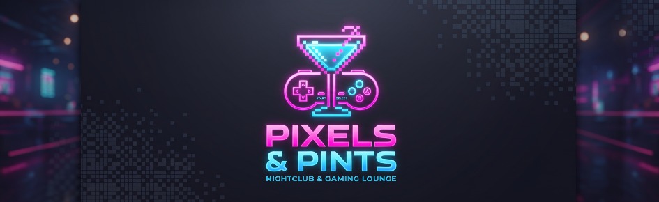 Pixels & Pints banner