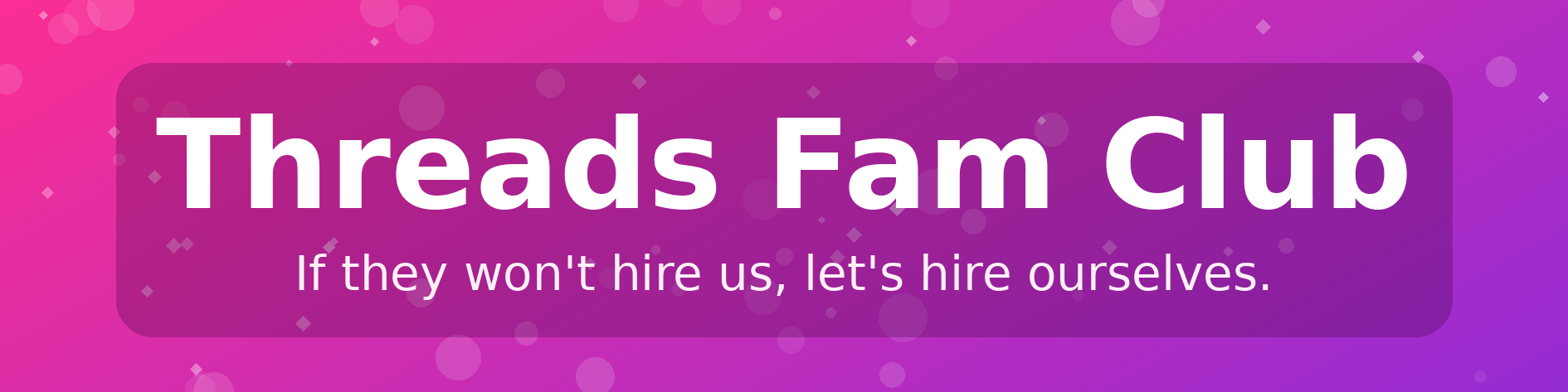 Threads Fam Club banner